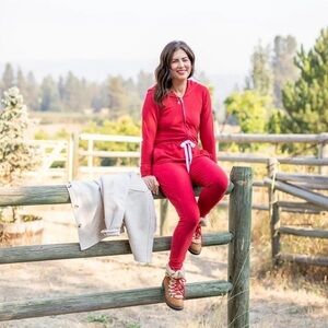 Jillian Harris x Smash + Tess Hooded Jogger Romper